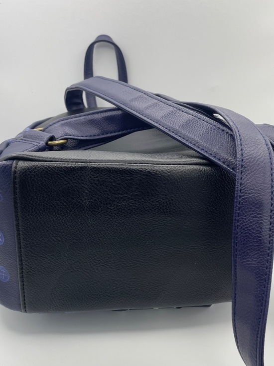 CAROLINE backpack in navy with character patch main image 4